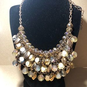Gold&Bronze Bib Necklace